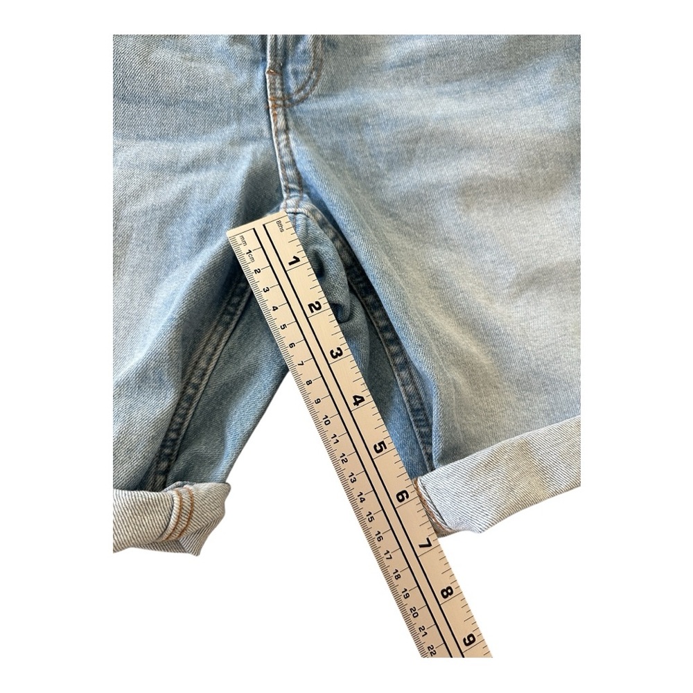 NWT H&M Light Wash Denim Bermuda Shorts – Size 10 (fits 8-10) - Picture 8 of 9